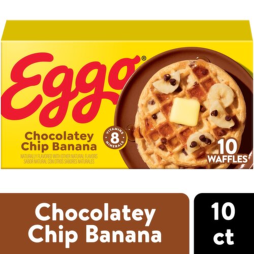 Eggo Frozen Waffles, Chocolatey Chip Banana