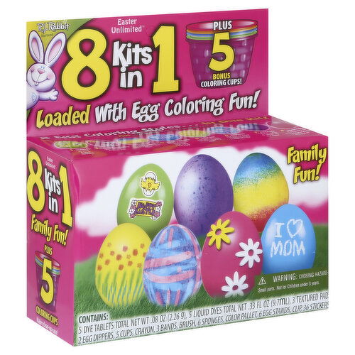 R.J. Rabbit Egg Coloring Kit