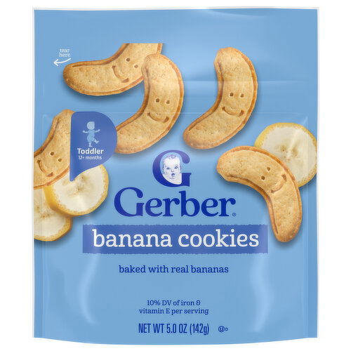 Gerber Banana Toddler (12+ Months) Cookies