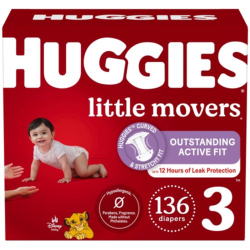 Huggies Little Movers Baby Diapers