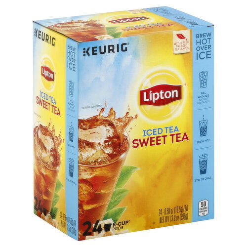 Lipton Iced Tea, Sweet, K-Cup Pods