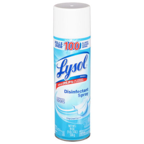 Lysol Disinfectant Spray, Crisp Linen Scent