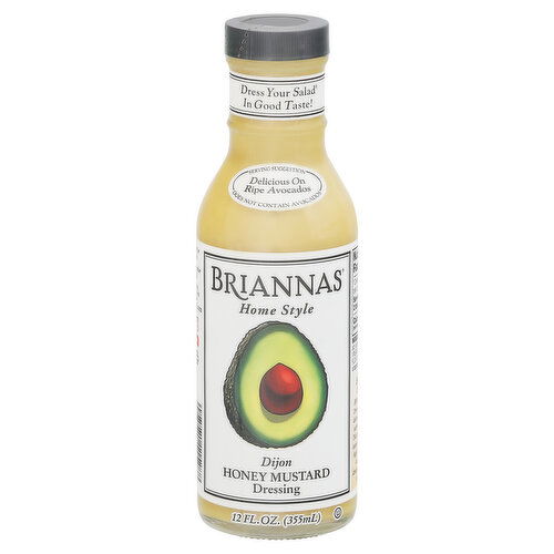 Briannas Dressing, Dijon Honey Mustard, Home Style