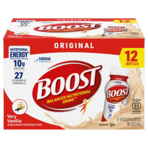 Boost Balanced Nutritional Drink, Original, Very Vanilla
