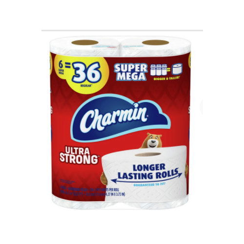Charmin Super Mega Roll Bathroom Tissue