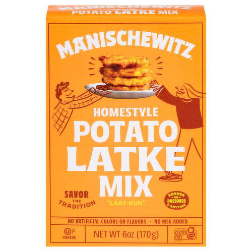 Manischewitz Mix, Potato Latke, Homestyle