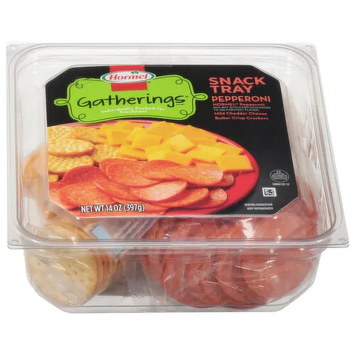 Hormel Gatherings Snack Tray, Pepperoni