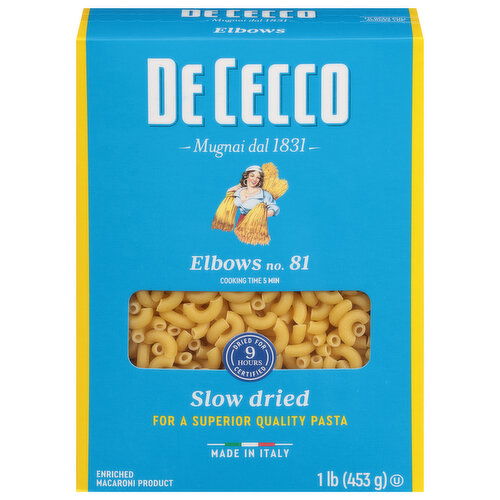 De Cecco Elbows, No. 81