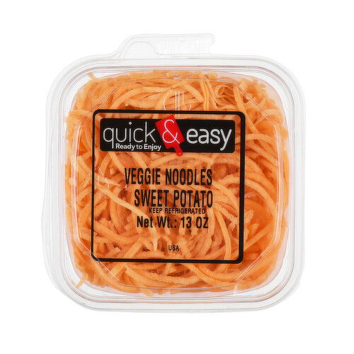 Quick and Easy Sweet Potato Veggie Noodles