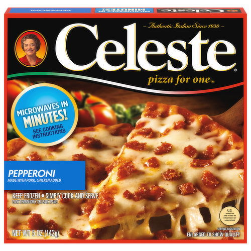 Celeste Pizza for One Pizza, Pepperoni