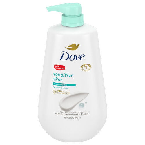 Dove Body Wash, Sensitive Skin, Hypoallergenic