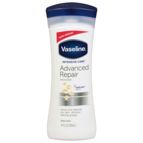 Vaseline Intensive Care Lotion, Unscented, Advanced Repair