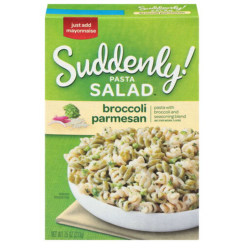 Suddenly! Broccoli Parmesan Pasta Salad