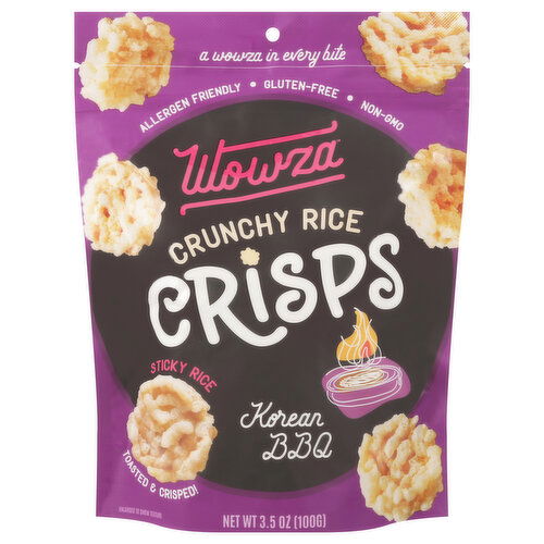 Wowza Crisps, Korean BBQ, Crunchy Rice