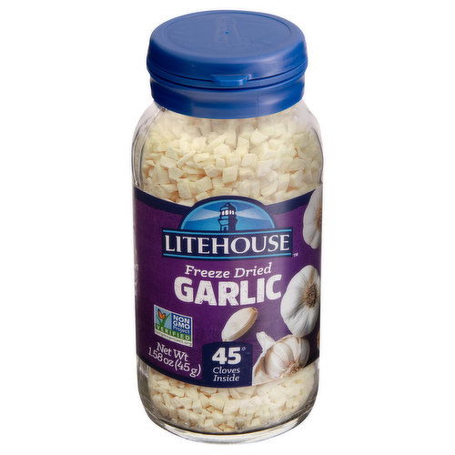 Litehouse Herb, Freeze -Dried Garlic