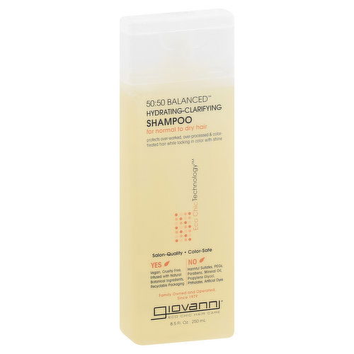 Giovanni 50:50 Balanced Shampoo, Hydrating-Clarifying