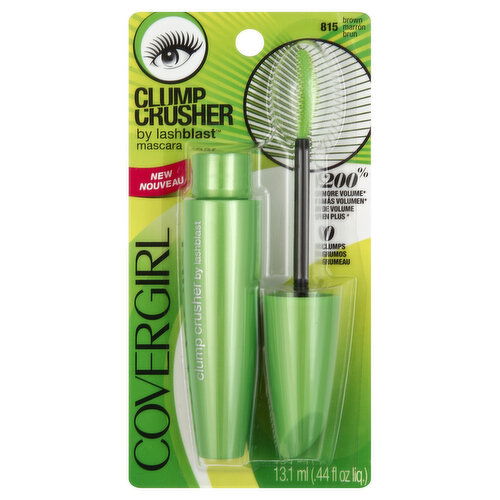 CoverGirl Clump Crusher By LashBlast Mascara, Brown 815