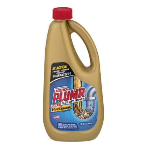 Liquid Plumbr Pro-Strength Full Clog Destroyer Plus Pipe Guard