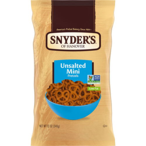 Snyder's of Hanover® Unsalted Mini Pretzels