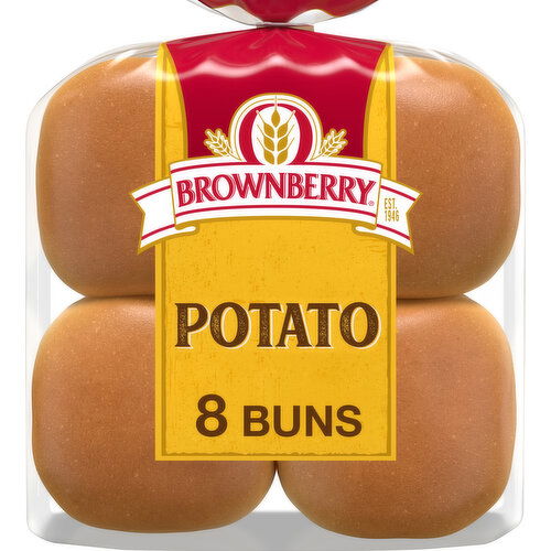 Brownberry Potato Buns, 8 count, 16 oz