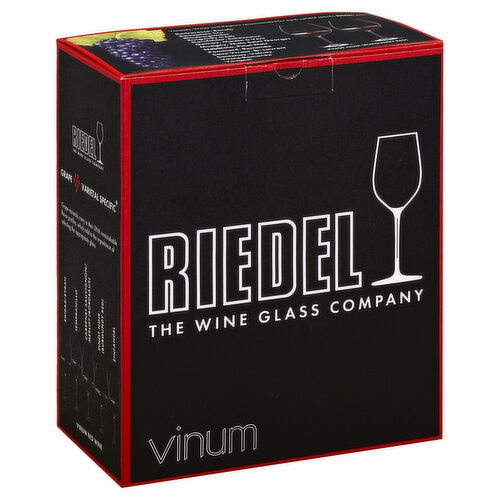 Riedel Vinum Glasses, Burgundy