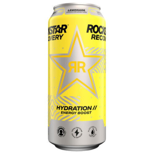Rockstar Recovery Lemonade Energy Drink