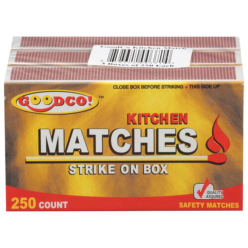 GoodCo Matches, Kitchen