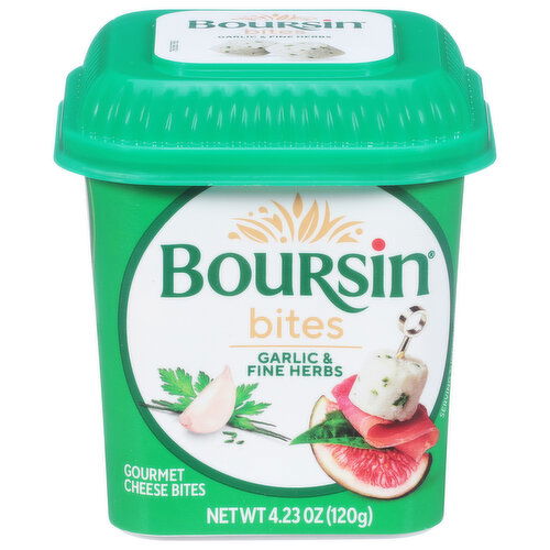 Boursin Gourmet Cheese Bites, Garlic & Fine Herbs