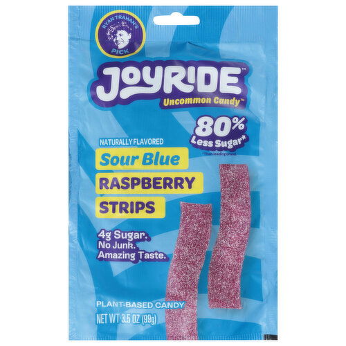 Joyride Candy, Raspberry Strips, Sour Blue