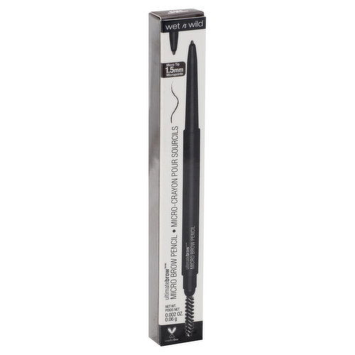 Wet n Wild Ultimate Brow Brow Pencil, Micro, Ash Brown 648A