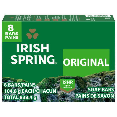 Irish Spring Original Deodorant Bar Soap 