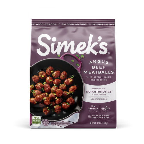 Simek's Angus Beef Meatballs