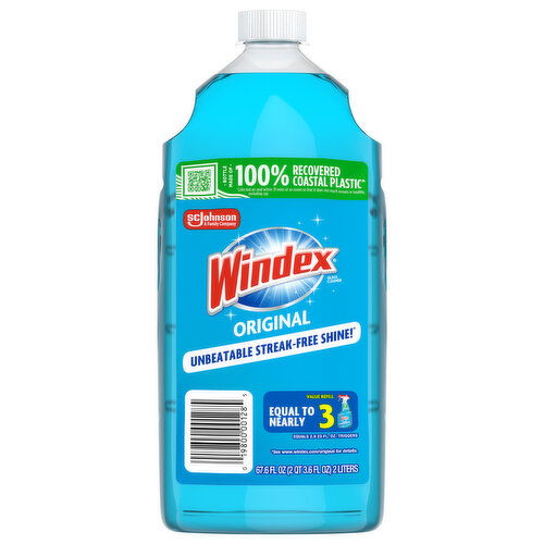 Windex Glass Cleaner Original Blue