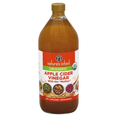 NATURES INTENT Vinegar, Organic, Apple Cider