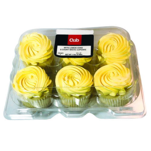 Cub Bakery White Cupcakes
Lemon Bettercreme 6 Ct