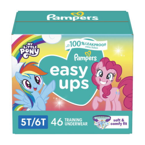 Pampers Easy Ups Easy Ups Training Underwear Girls Size 7 5T6T