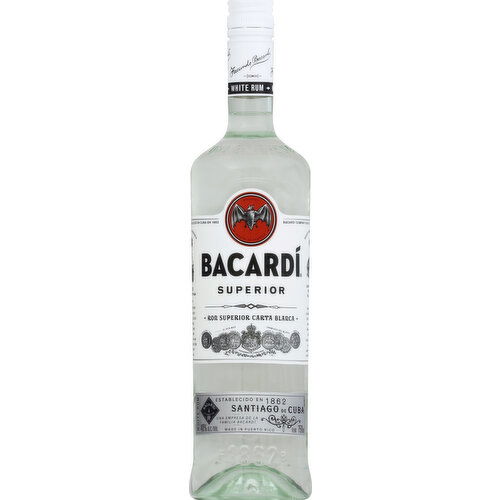 Bacardi Superior Rum, White, Grapefruit