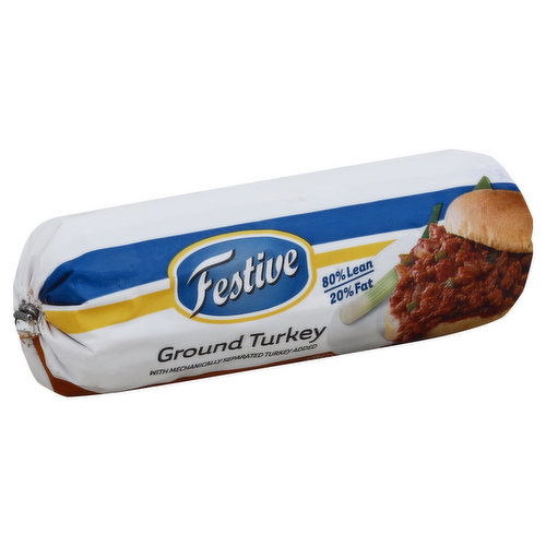 Festive Turkey, Ground, 80/20