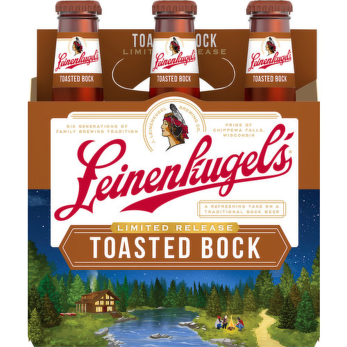 Leinenkugels Beer, Toasted Bock, 6 Pack