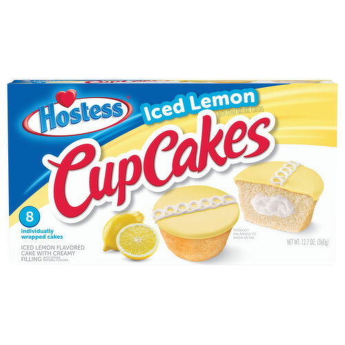 Hostess Cupcakes, Iced Lemon