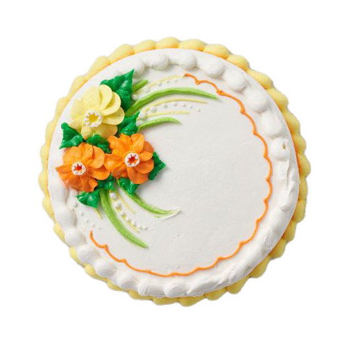 Cub Bakery 8" Single Layer Cake with Whipped Icing