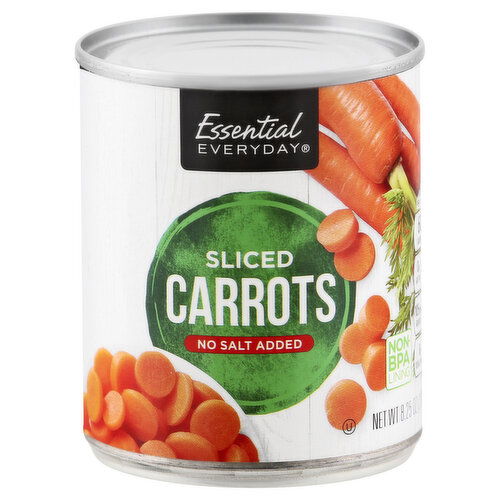 Essential Everyday Carrots, Sliced, No Salt Added