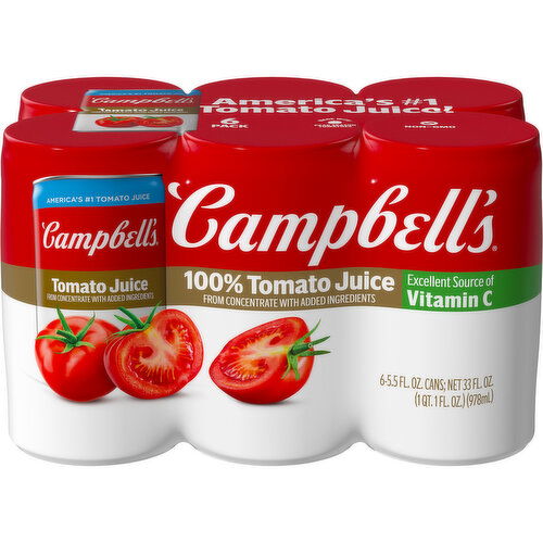 Campbell's® 100% Tomato Juice 100% Tomato Juice