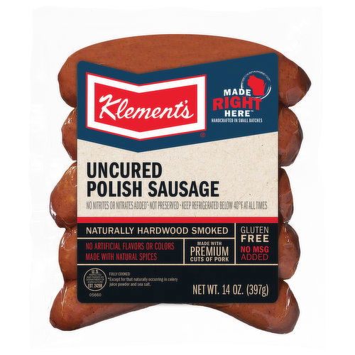Klements Uncured Polish Sausage