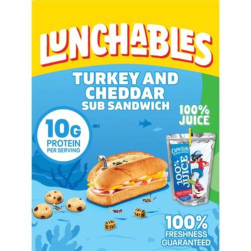 Lunchables Lunchables Lunch Combinatios Turkey & Cheddar Sub Sandwich