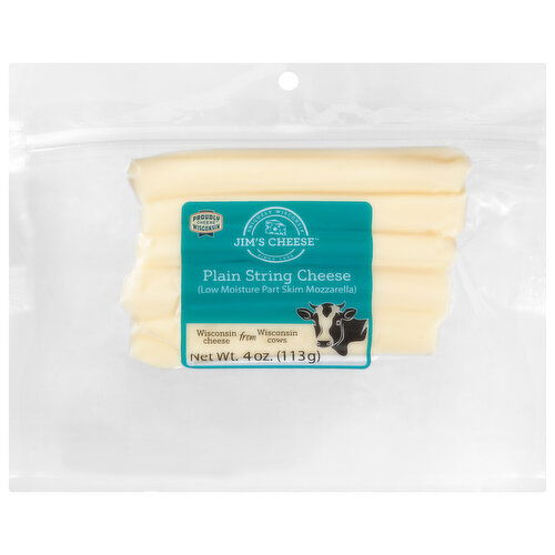 Proudly Wisconsin Cheese String Cheese, Plain