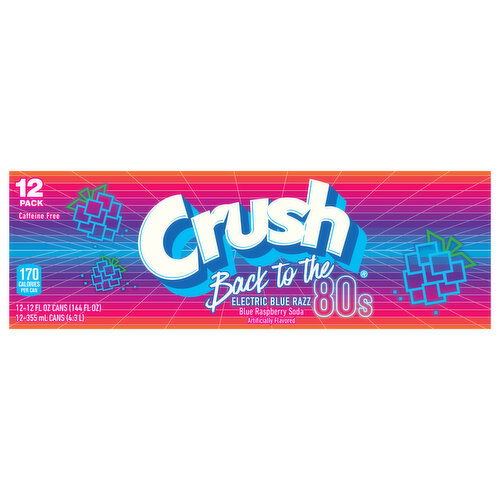 Crush Blue Raspberry Soda