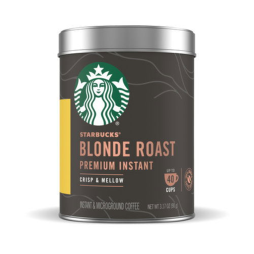 Starbucks Premium Instant Coffee, Blonde Roast