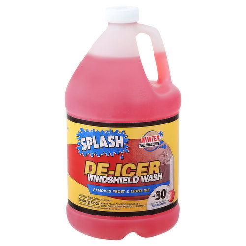 Splash De-icer Windshield Wash, Winter Technology