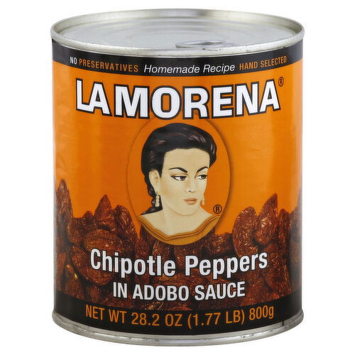 La Morena Chipotle Peppers, in Adobo Sauce